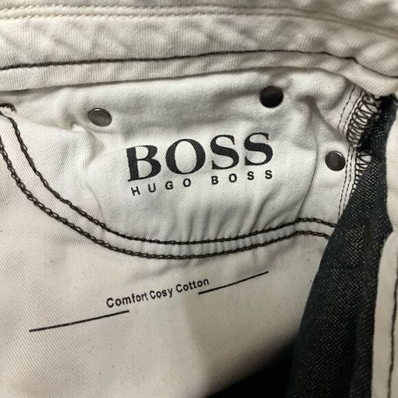BOSS HUGO Maine Regular Fit Stretch Pants - Picture 7 of 8